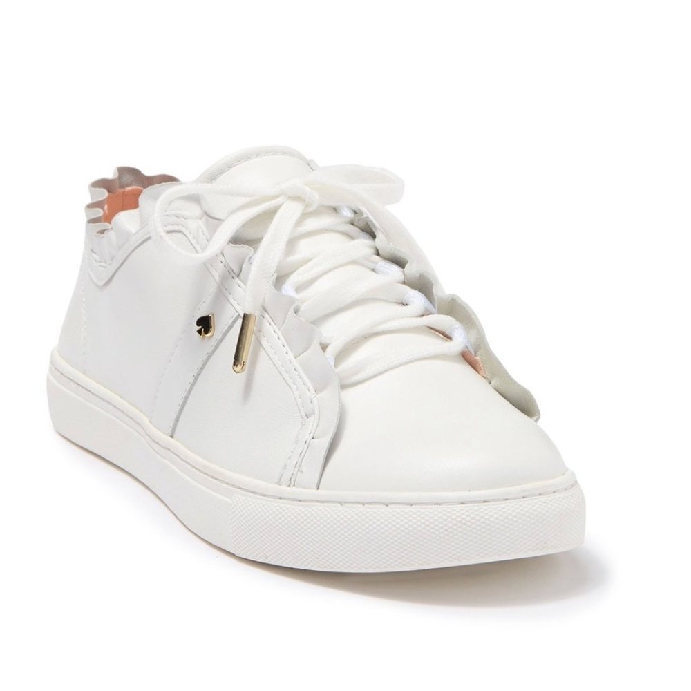 Kate Spade "Lynn" Leather Fashion Sneakers 7.5 M